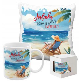   DARILO ZA UPOKOJITEV KUBA BLAZINA ŽIVLJENJE SE ZAČNE V UPOKOJITVI + IME