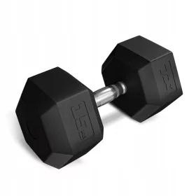Hex gumirana utež 15 kg za trening