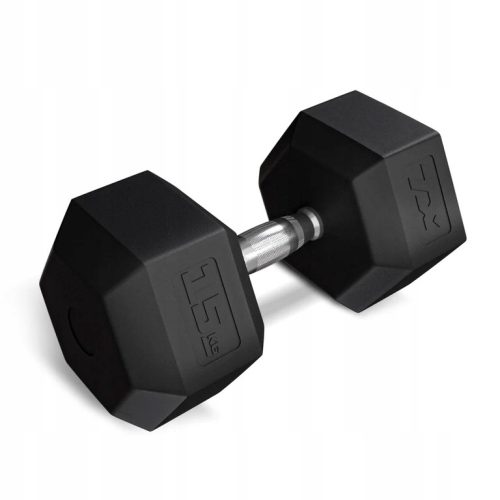 Hex gumirana utež 15 kg za trening