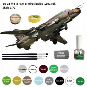   MODEL LETALA za montažo Su-22M4 Monter, barve, temeljni premaz, lak...