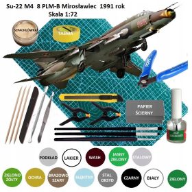   MODEL LETALA Su-22M4 Montaža, podloga, barve, temeljni premaz, lak