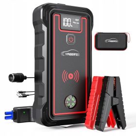   YABER Starthilfe Powerbank 5000A 23800mAh Jump Starter brezžični LED polnilec