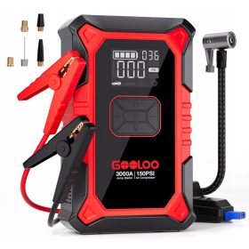 GOOLOO 3000A Zasilava s Kompresorjem 150PSI za 12V Vozila