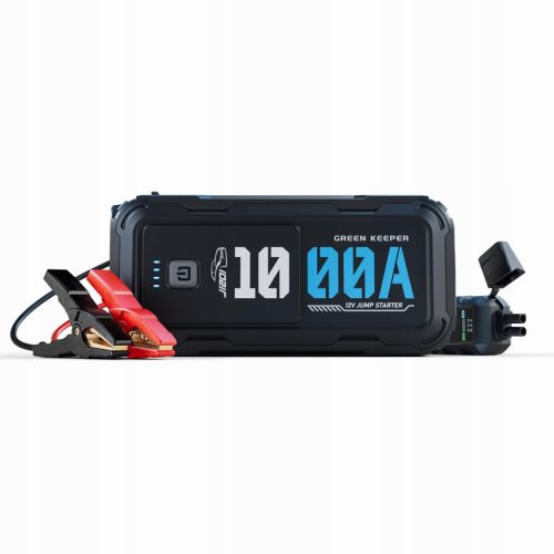 Zeleni Reševalec Powerbank 1000A 12V Booster za 35L bencin, 50L dizel