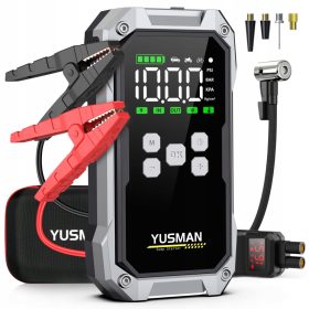   YUSMAN Starter Powerbank 5000A 12V kompresor 150PSI 21800mAh LED LCD