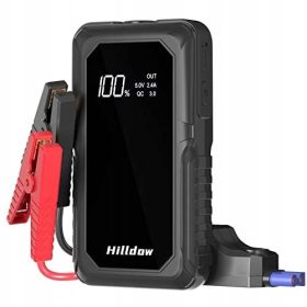   HILLDOW Avtomobilski Powerbank 2000A 18000mAh zaganjalnik LED USB QC3.0