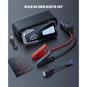   BuTure VAC Powerbank 4000A 12V za bencin in dizel z LED svetilko za zagon