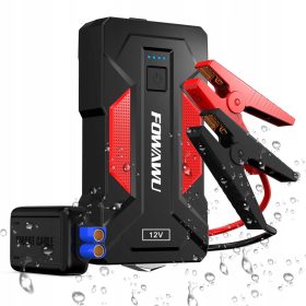   FOWAWU Avto Powerbank 4000A Booster 9L Bencin 7L Diesel LED USB 3.0