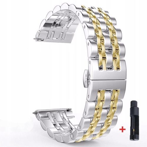 Zapestnica Huawei Watch GT 2 Samsung Galaxy 3 Gear S3 22 mm Srebrna Zlata