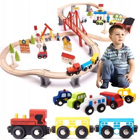 Lesna železnica s cesto, 70 delov