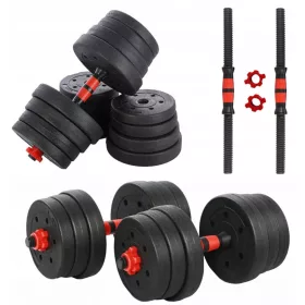 Hantle bitumenske 2x15kg, nastavljive, kompozitne, set 30kg