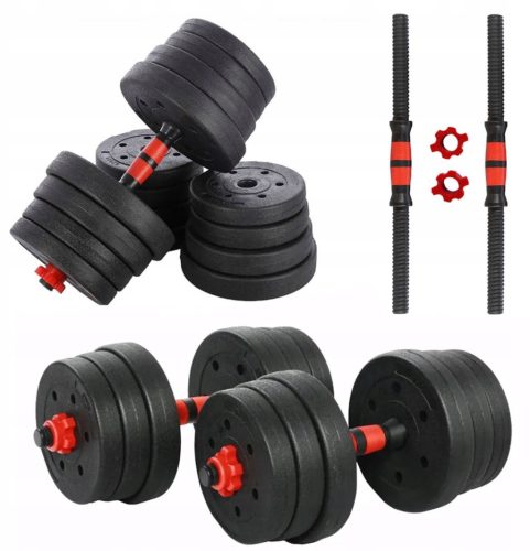 Hantle bitumenske 2x15kg, nastavljive, kompozitne, set 30kg