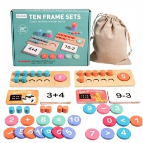 Montessori leseni matematični set za učenje številk 0-10