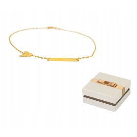 Zlata zapestnica z metulji iz zbirke GLOBAL SILVER