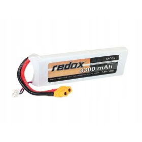  Redox 3300 mAh 7,4 V 40C XT-60 - LiPo paket