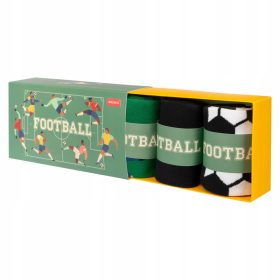 Darilni set nogavic SOXO NOGOMET - zabavno darilo za fanta