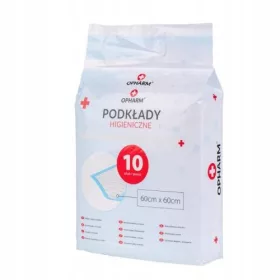 OPHARM Vpojni higienski vložki 60x60cm, 10 kos.