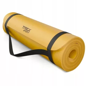 Mata za vadbo TREX Sport 190 cm x 80 cm rumena