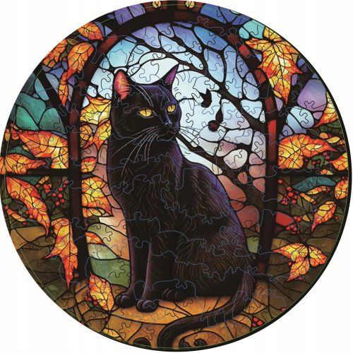  Lesena sestavljanka Lesena sestavljanka Cats Jigsaw 210 kosov Lesena sestavljanka Cats Kiss Love za urejanje Zložljivo romantično darilo za par On Him Lesena sestavljanka Cats Love Kiss