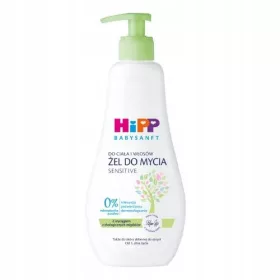   HiPP občutljiv gel za umivanje telesa in las za dojenčke od 1. dne 400 ml