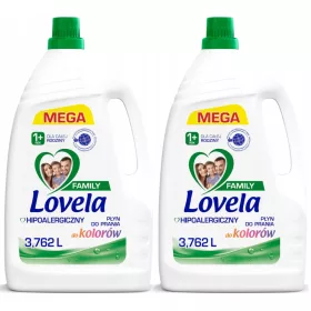   Lovela Family Hipoalergična Tekočina za Pranje Barv 2 x 3,762 l 114 Pranj