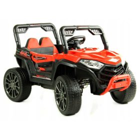   AKUMULATORSKO VOZILO ZA OTROKE 4X4 EVA USNJENI PILOT CAR-JS-1-RDEČ