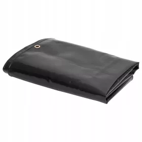   Vodoodporna plandeka 650 g/m², 3x3 m, črna - zaščitno pokrivalo
