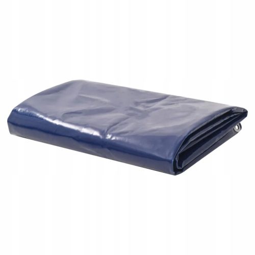 Modra Pokrivna Ponjava 650 g/m², dimenzije 6 x 8 m, univerzalna uporaba