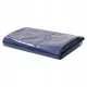 Trpežna modra ponjava 650 g/m², dimenzije 3,5 x 5 m