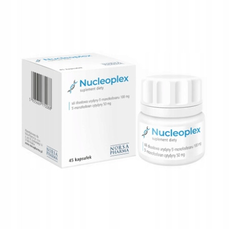 Nucleoplex Norsa Pharma: Dopolnilo Uridin in Citidin Monofosfat, 45 kapsul
