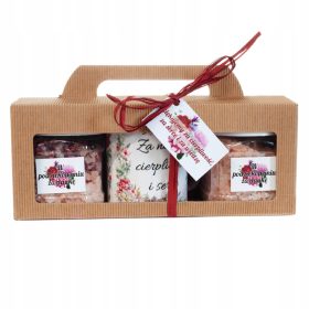   Darilni set za učitelja z himalajsko soljo, cvetnimi listi vrtnice in skodelico