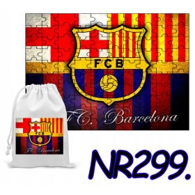    PUZZLE 192 DELOV BARCELONA FOOTBALL PUZZLE DARILO + VREČKA S POTISKOM