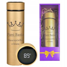 DARILO ZA UČITELJA - ELEGANTEN SET Z TERMOSOM Z GRAVIRO