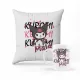 SET BLAZINA IN SKODELICA Kuromi Sanrio Hello Kitty DARILO + IME #17