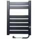 Električni kopalniški radiator s črno lestvijo, 400W, dimenzije 66x50 cm