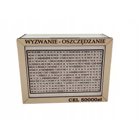   Slovenian Name: Skrinja za varčevanje z izrezljanko - Izziv reševanja - 50.000 PLN, 20x15x8, graviranje, velika kapaciteta

SEO-Optimized Description: Skrinja za varčevanje z izrezljanko je popolna re