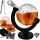 WHISKY SET GLOBUS CARAFE 4 STEKLA GRAVIRANA