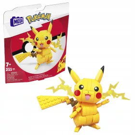   MEGA Konstrukcijski Komplet Pokémon Pikachu - Zabavna Gradnja za Otroke 7+