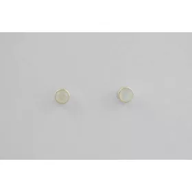  Majhni uhani iz mesečevega kamna, srebro 925