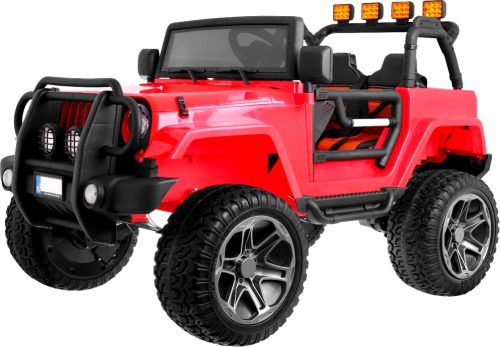 MEGA JEEP ZA 2 OTROKA - RDEČ
