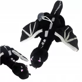 MINECRAFT PLUS PELUŠASTA MASKOTA ČRNI ENDER ZMAJ