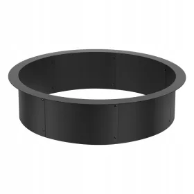    VEVOR Fire Pit Black 1015x1015x216MM 8,83KG Ogljikovo jeklo Velika velikost