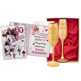   Elegantni set za 60. rojstni dan za žensko! Darilni kozarec za šampanjec, kartica in karnet želja

Elegantni darilni set za 60. rojstni dan ženske vsebuje čudovit kozarec za šampanjec z zlatim napisom