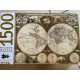  Mindbaglers Vintage World Map 1500 zlata sestavljanka