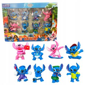   LILO & STITCH FIGURICE ZA OTROKE - KOMPLET 8 FIGURIC ZA DEKORACIJO TORTE 7 CM