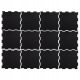 Gumijasta talna sestavljanka za vadbo MOVO Puzzle Floor Mosaic Grey 49x49