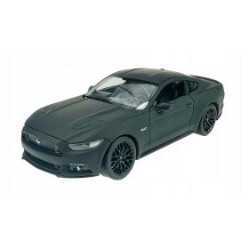 WELLY 2015 FORD MUSTANG GT MAT ČRNA 1:24 24062