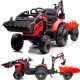 MEGA TRAKTOR Z PRIKOLICO BAGER POLNILEC 12V MOČ 90W DALJINSKI UPRAVLJALNIK