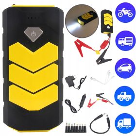   Prenosni zaganjač avtomobilskega akumulatorja z vgrajeno lučjo