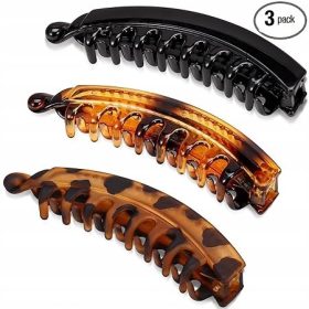 Klipsi za lase Clips Buckle Vintage Banana Set 3